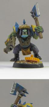 Ork 'ardboy with Choppa by txborntxproudks