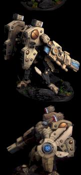 Tau 104 Riptide BattleSuit by zealotawei