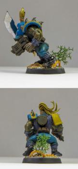 Ork 'ardboy with Choppa by txborntxproudks