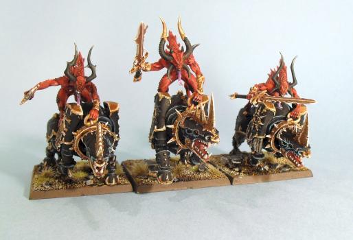 Bloodcrushers of khorne by Ismaël A