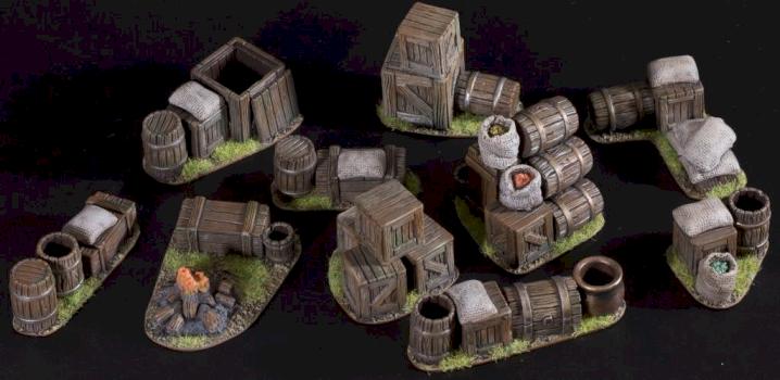 Warhammer Mordheim resin barricades by kasimir74