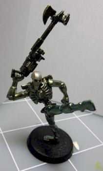Necron: Why waste shot, when I can kick instead. by raalgon