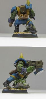 Ork 'ardboy with Choppa by txborntxproudks