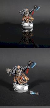 Space Wolves Rune Priest by RezoAmalio