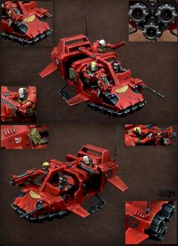 Red Talons Land Speeder Storm by Runic