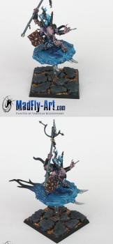 Herald of Tzeentch on Disc by MadFlyArtStudio