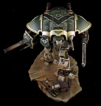 Imperial Knight Stepping On Contempter by 40khobbyblog