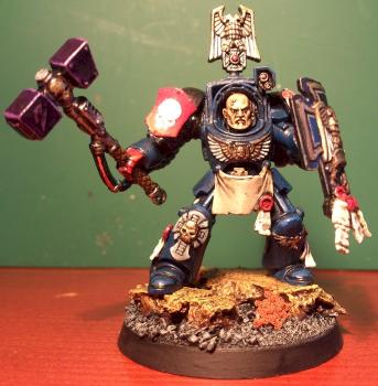 Crimson Fist Terminator Captain by physhdude
