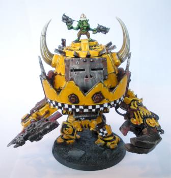 Lil' Kong Bad Moons Ork Dreadnought by Little Lead Men