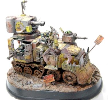 GAMESDAY UK 09 Finalist ork battle wagon by mabnkat