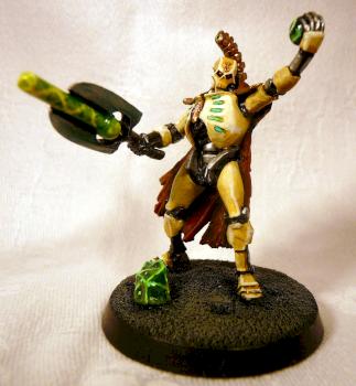 Necron Lord with staff conversion by ironman1972