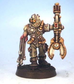 Inquisitorial Close Combat Servitor - Part Finished by Kaine Larson