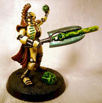 Necron Lord with staff conversion by ironman1972