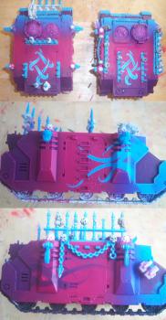 40k Slaanesh Rhinos by candypalmer