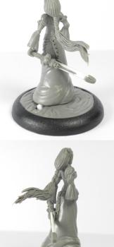 Priestess Warrior - 32 mm by Lafeenoirecreations