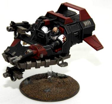 Space Marine Landspeeder by Tokkotai