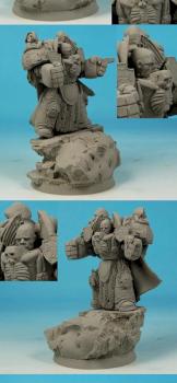 28mm / 30mm SF Templar Knight conversion / sculpture by Scibor