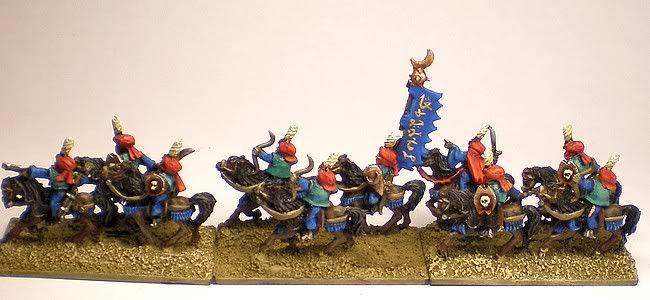 Warmaster (10mm) Araby light Cav2 by Sigur