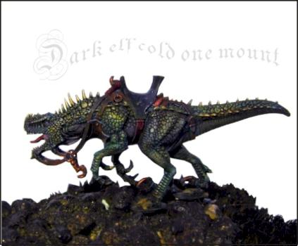 dark elf cold one mount by SulkaUlva