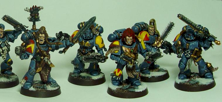 Space Wolves Blood Claws by cyphercodicer1983