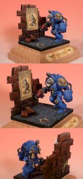 My Enemy... [Ultramarine Terminator] by FiloSganga