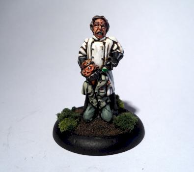 Mad Scientist with zombie by Anatoli