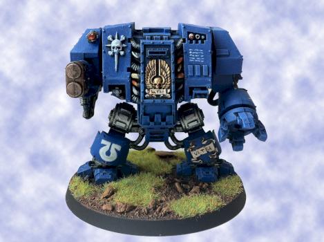 Ultramarines Dreadnaught by PerfectionistArt