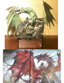 Time Of Legends Caledor High Elves Dragon Black Library Artwork by nightfox
