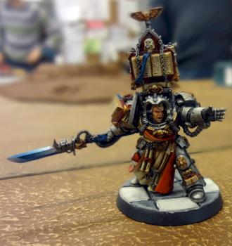 Grey Knights Librarian in Terminator Armour by Tugi