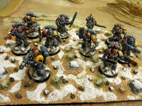 Space Wolves Grey Hunters by evolvingeye