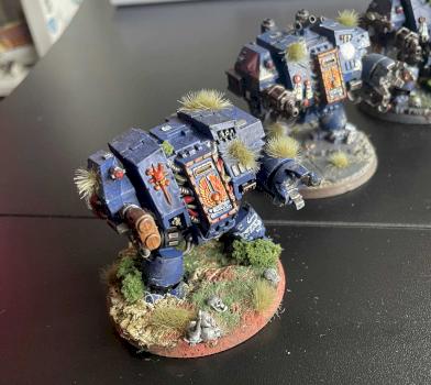 Dreadnought Space marines by Lenny Schwieger