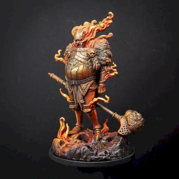 Gold Smoke Knigh - Kingdom Death Monster by Washek