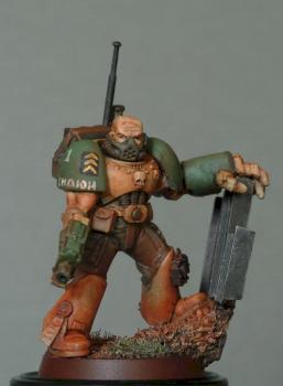 Eochaidh, scout veteran sergeant by the bearded snot