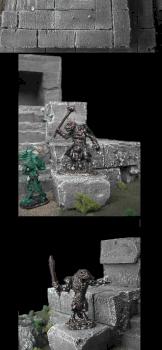 Lizardmen Zigarat Temple with Old Ones by DragonTombCreations