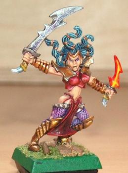 Witch Elf Hero by macrender