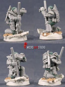 Space Marine Scout by vandoc