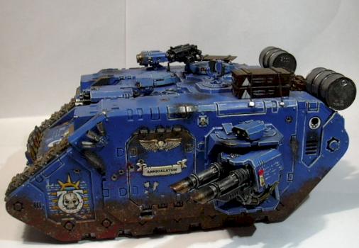 Ultramarine Land raider by Oidhche Shamhna