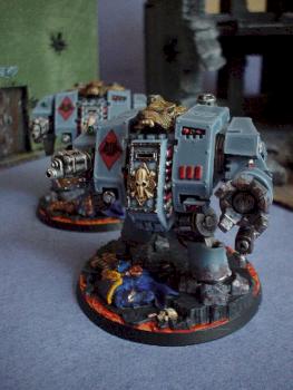 space wolf Dreadnought by elfgidrungal