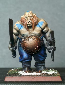 test mini for an ogre bulls unit by the bearded snot