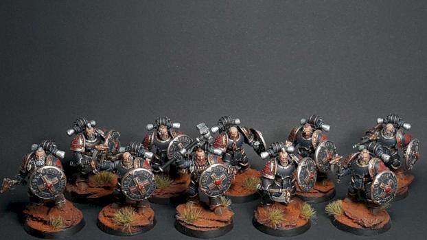 Space Wolves Grey Slayer Unit A by Drömel