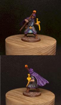 Dungeons & Dragons Human mage by GarLoq