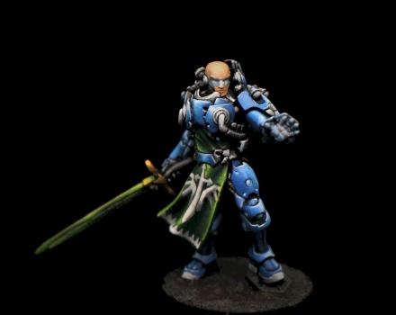 Father-officer, Gabriele de fersen(WH40K dark angel  Librarian ver.) by Guaboa