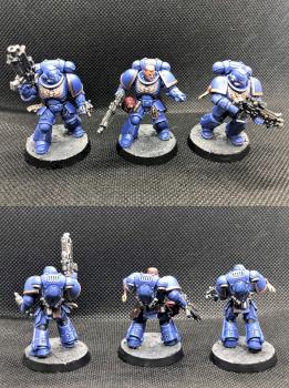 Space marine Warhammer Conquest Table Top by Chris74