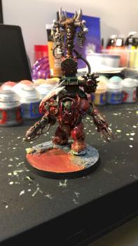 Big Mek in Mega Armor with Custom Shield Generator by Nicholii83