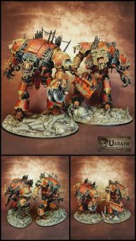 Khorne Chaos Knights by Ukrath