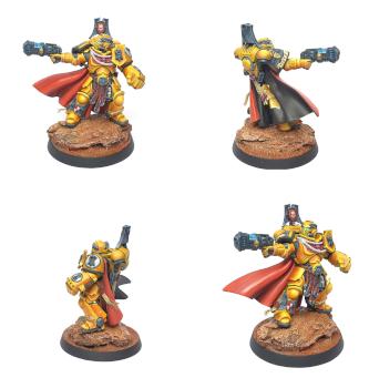 Primaris Captain Imperial Fists - kitbash by Kova