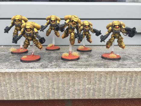 imperial fist inceptors (front) by davve