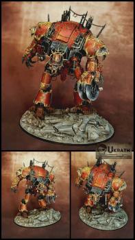 Khorne Chaos Knight by Ukrath