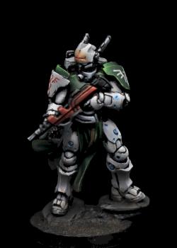 Knight of hospitaller(warhemmer 40k dark angel color ver.) by Guaboa