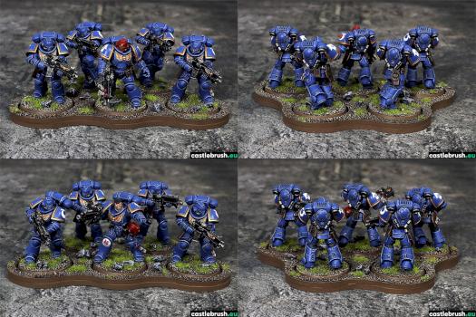 Primaris Space Marine Intercessor Squads by castlebrush